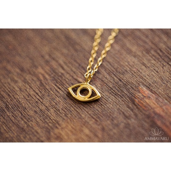Evil Eye - Gold necklace